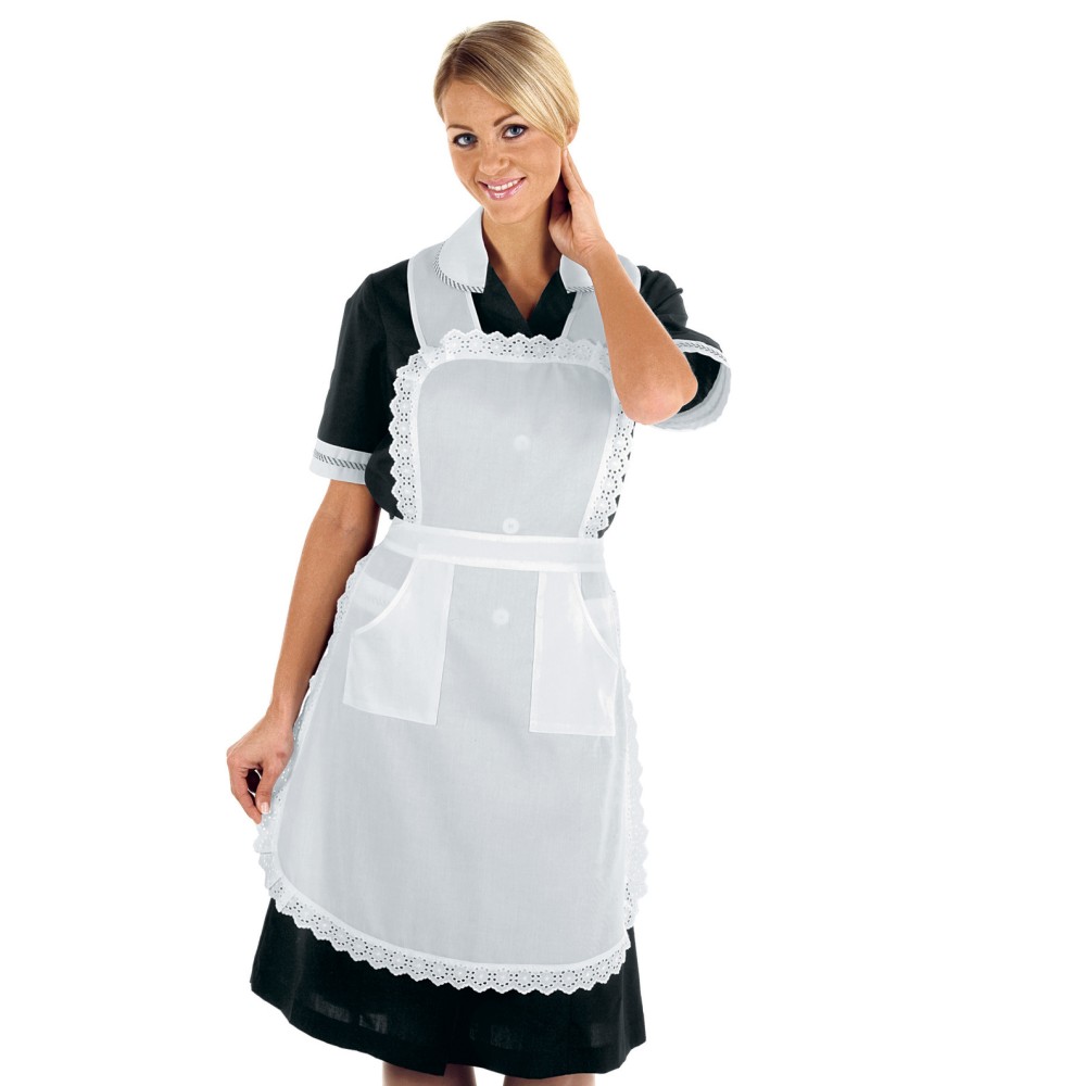 Elegant Lace Apron with Bib for Women House Cleaning Assistants