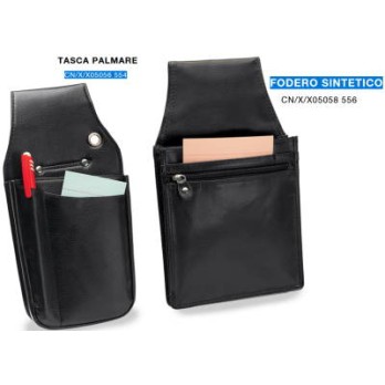 Synthetic Leather Belt Pouch for Handheld Device or Pen and Notebook Online