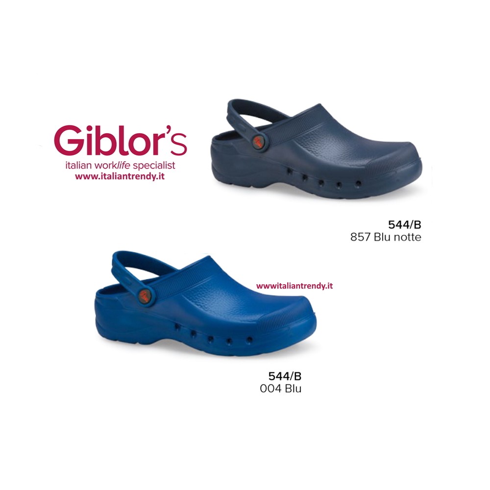 Leichter blauer Clog mit Zertifikat für Kosmetik und Spa. Kaufen Sie es online.