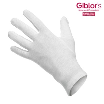 White Cotton Gloves Unisex, One Size Fits All For Hotels and Protection