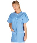 Casacca Donna Taglie Forti 3XL 4XL 5XL Azzurra Manica Corta