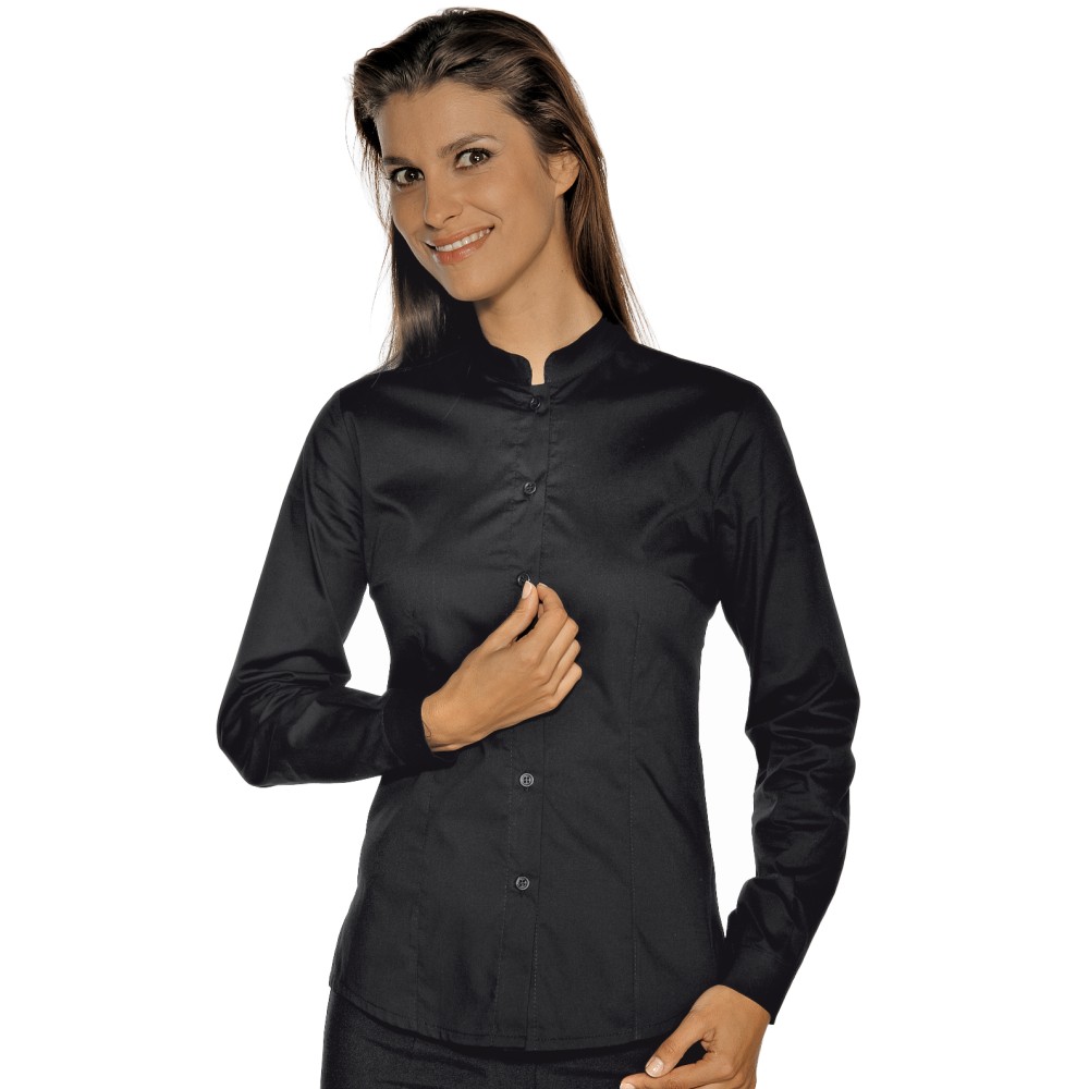 CAMICETTA HOLLYWOOD STRETCH NERO M L M M 3 4-Isacco-0258P-025801-0