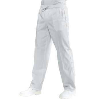 PANTALONE C ELASTICO BIANCO 3XL 4XL 5XL-Isacco-044P-044000-0