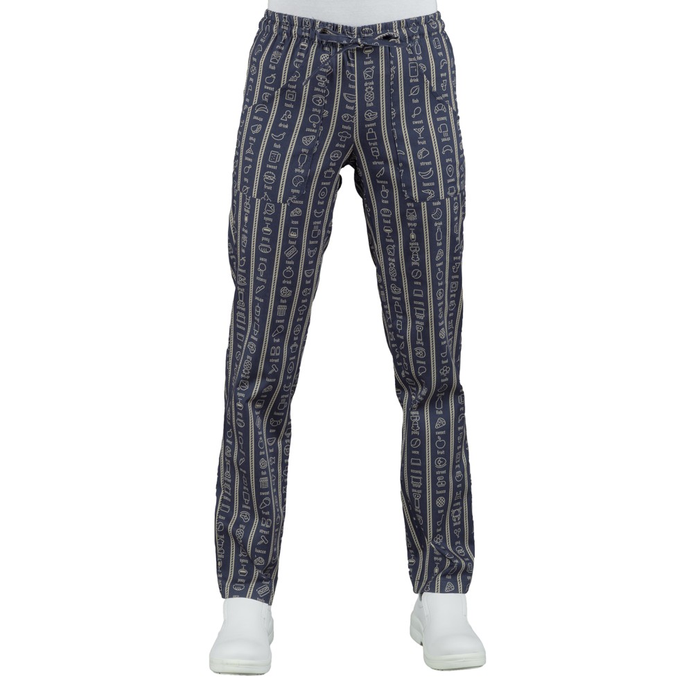 PANTALACCIO CUOCO FANTASIA COTONE GR 190-Isacco-0446P-044568-0