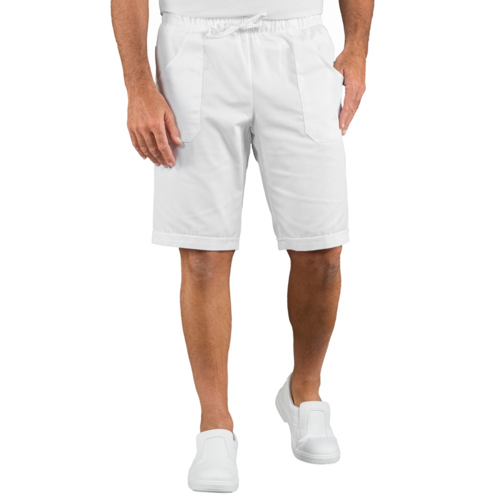 PANTALACCIO SHORT TORTORA BLU BIANCO-Isacco-0440P-044000S-0