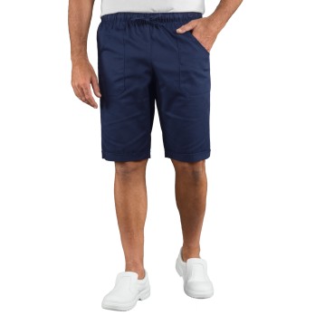 PANTALACCIO SHORT TORTORA BLU BIANCO-Isacco-0440P-044602S-0