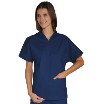 CASACCA COLLO A V UNISEX TUTTI COT 185 GR SCRUB-Isacco-045P-045002-0