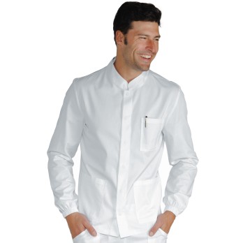 CASACCA CORFU  BIANCO CON E SENZA  ZIP M M M L M P 190 COT-Isacco-055P-055000-0