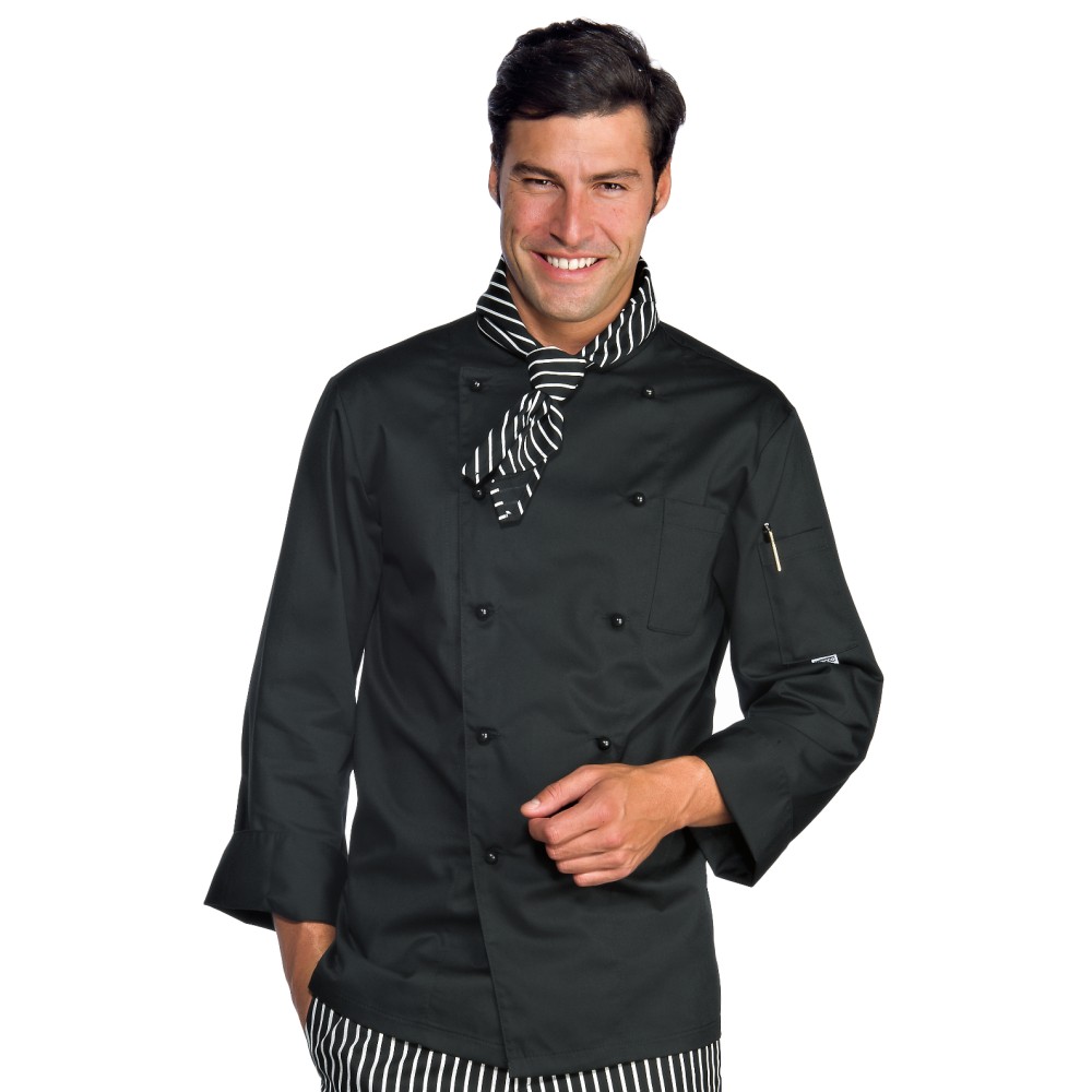 GIACCA BLACKCHEF NERO M L M M 3XL 4XL 5XL-Isacco-057P-059001-0