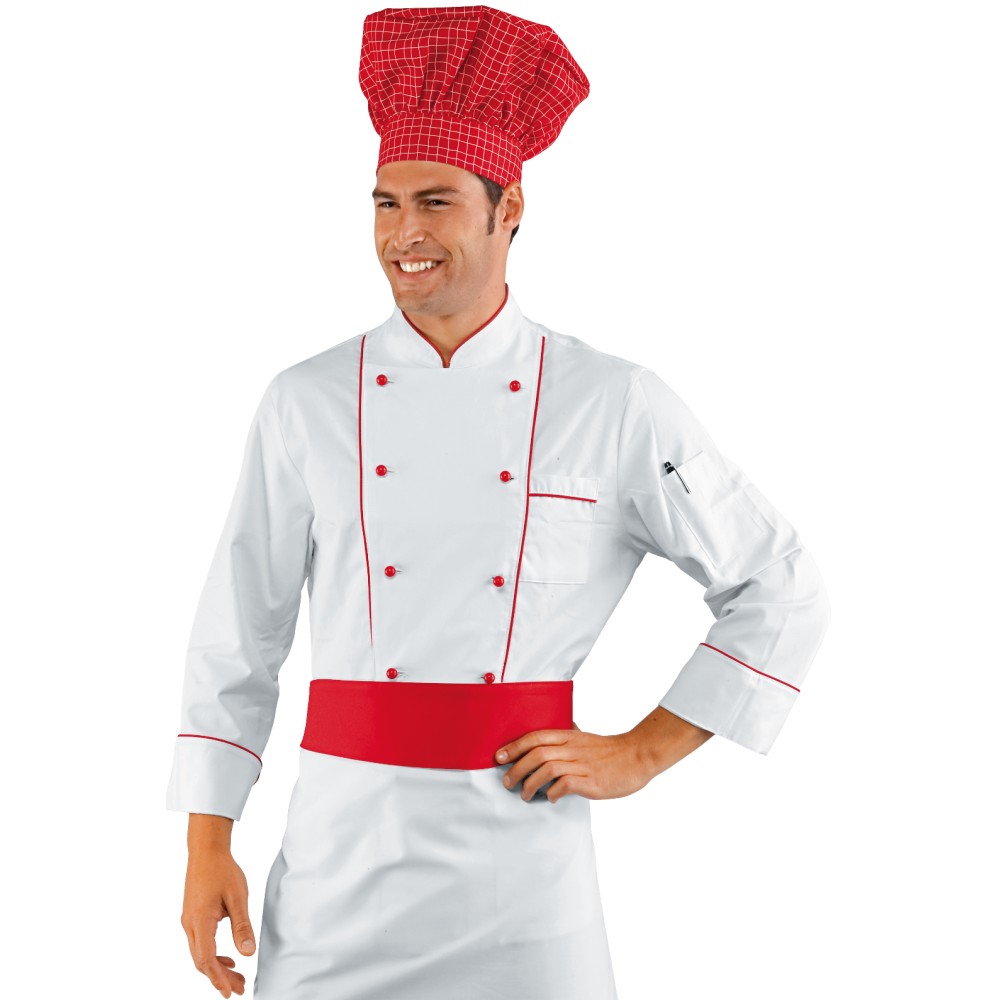 GIACCA CUOCO GRAND CHEF M L M M -RED CHEF M L M M-Isacco-0591P-059300-0