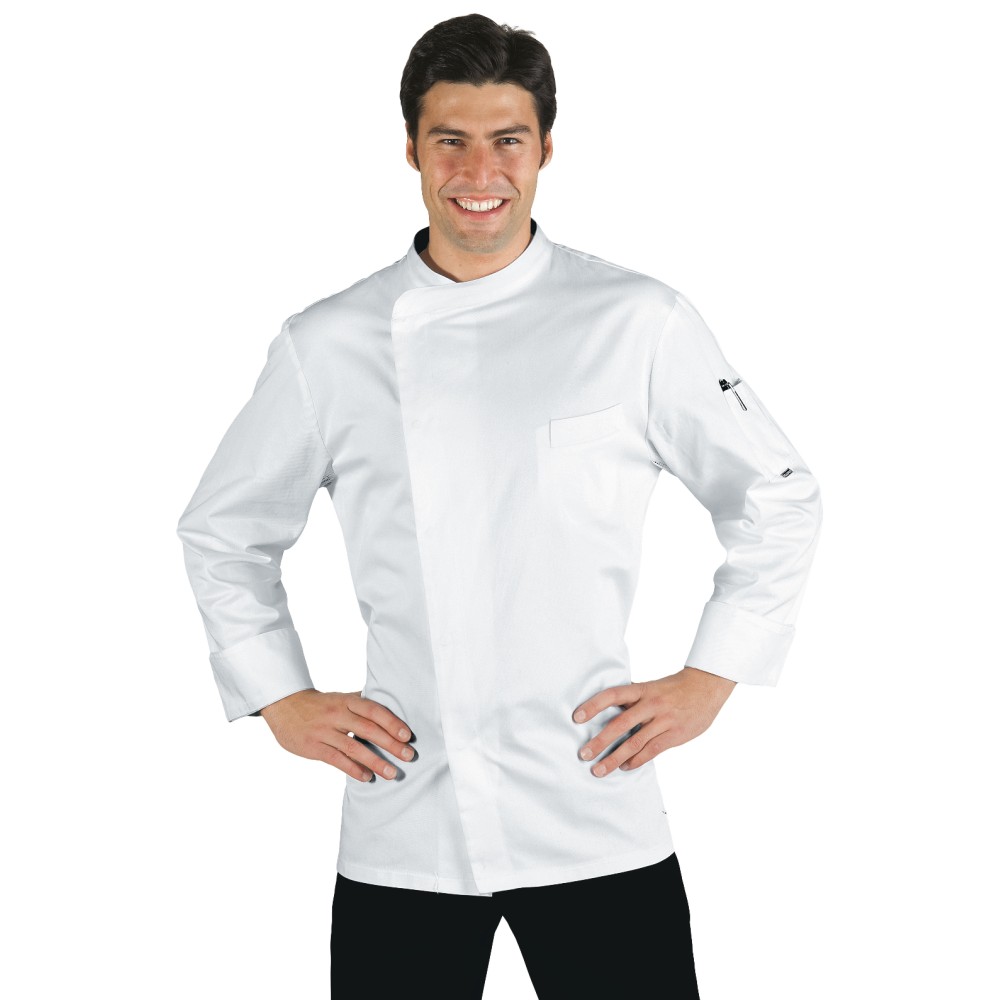 GIACCA CUOCO PRETORIA EXTRA LIGHT BIANCO M L M M 3XL 4XL 5XL-Isacco-0598P-059820-0