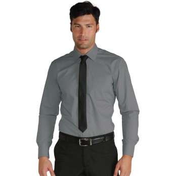 CAMICIA UOMO CARTAGENA SLIM BIANCO NERO GRIGIO-Isacco-0616P-061612-0