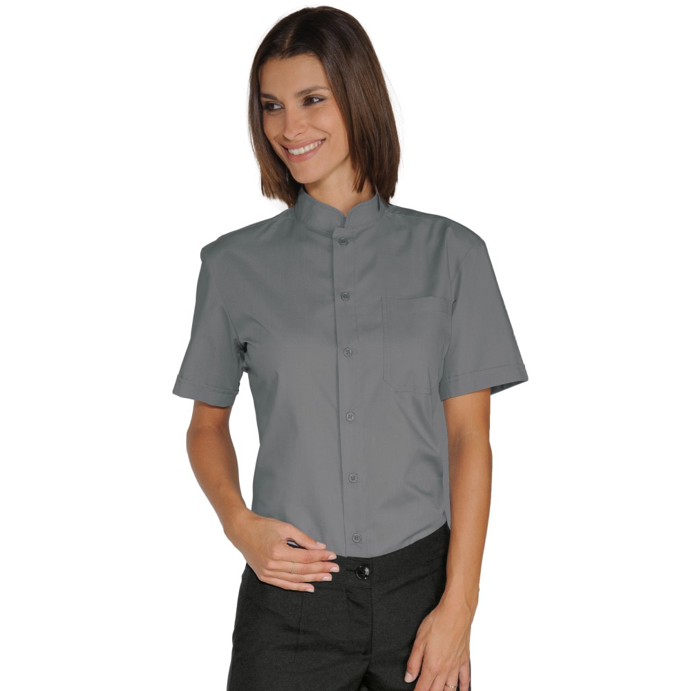 CAMICIA UNISEX DUBLINO M M TINTA UNITA-Isacco-0618P-061812M-0