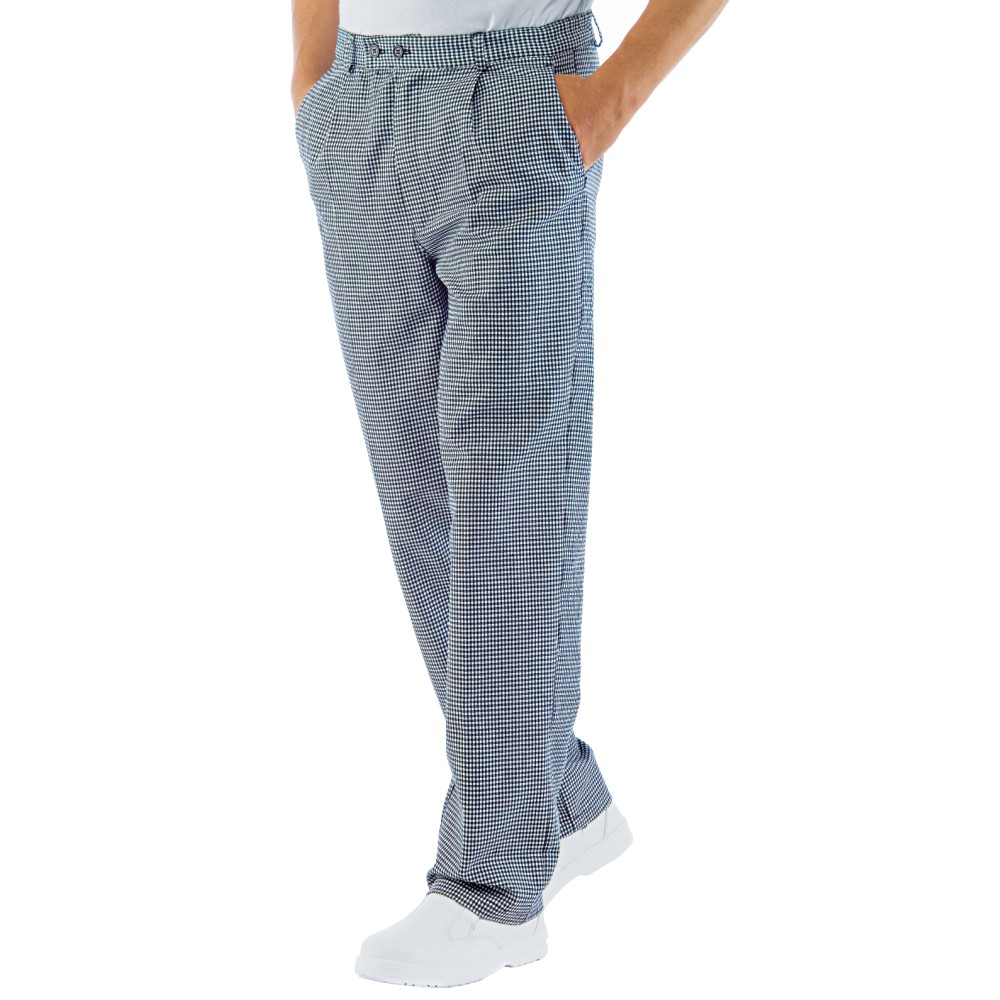 PANTALONE CUOCO PIED DE POULE 62 64-Isacco-064P-064000-0