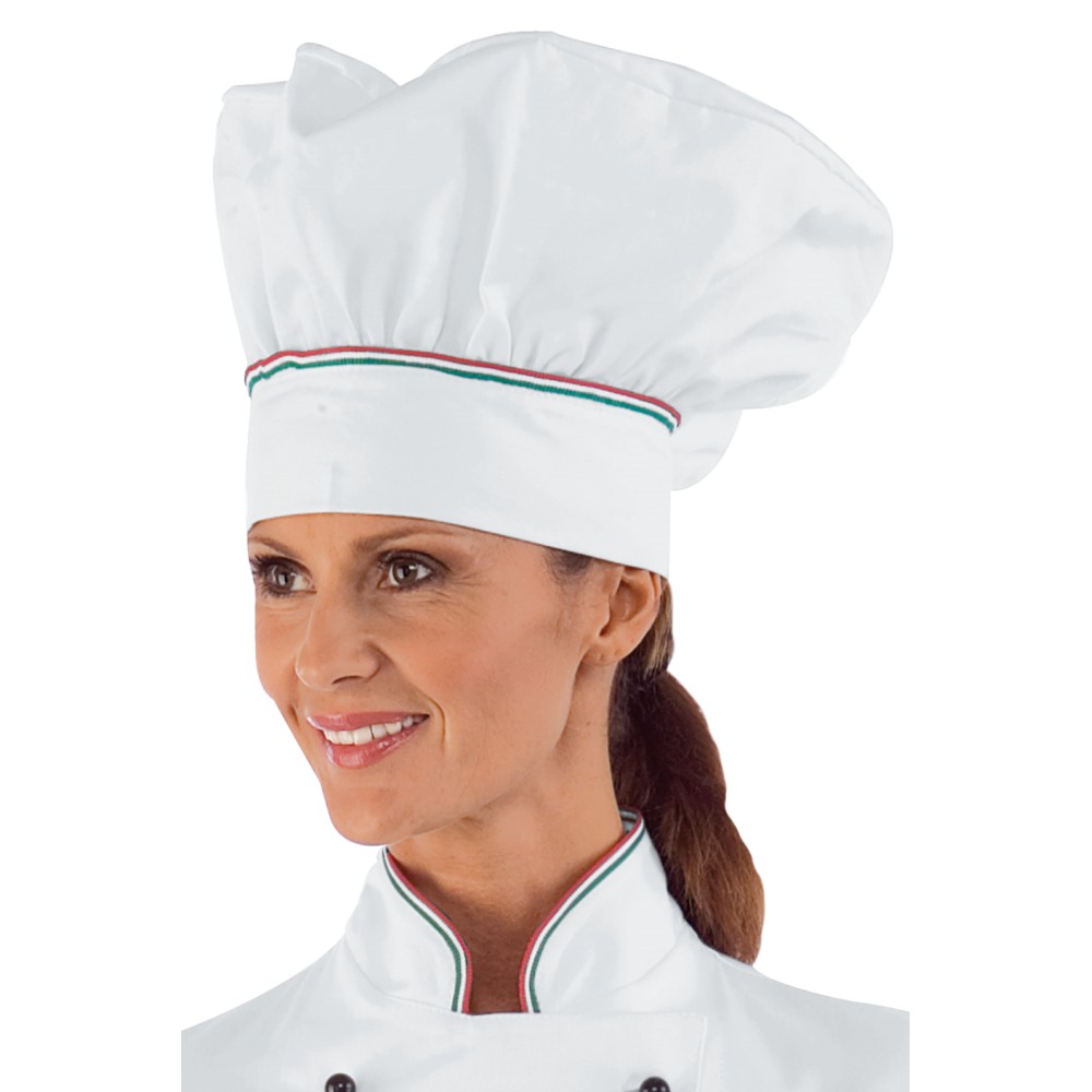 CAPPELLO CUOCO BIANCO INSERTO-Isacco-075P-075010-0