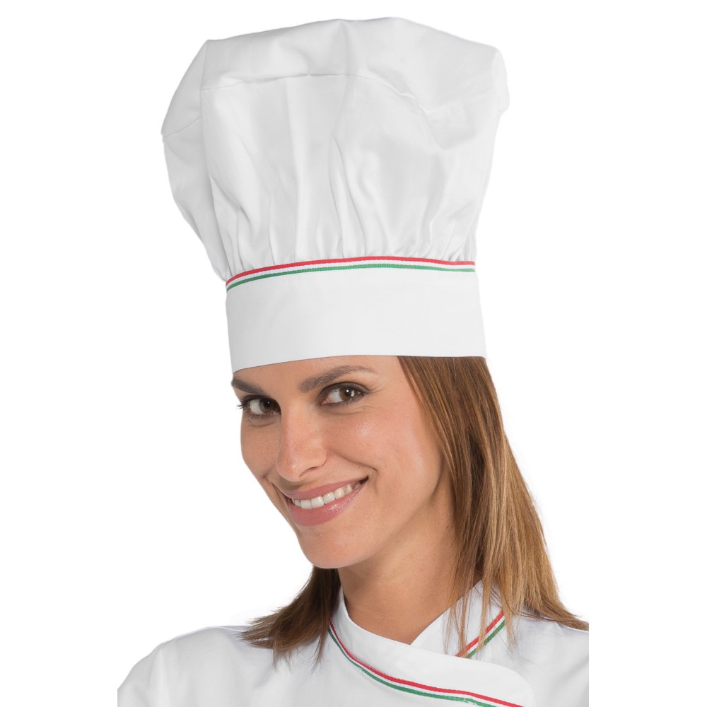 CAPPELLO CUOCO BIANCO INSERTO-Isacco-075P-075010-0