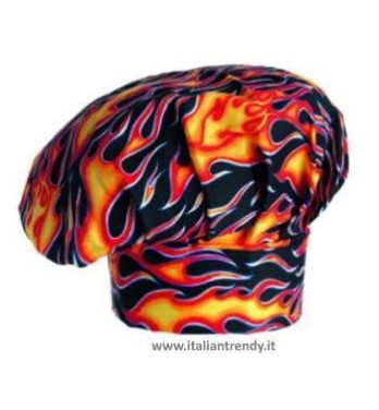 Cappello Cuoco Chef Regolabile Con Velcro 33 Colori