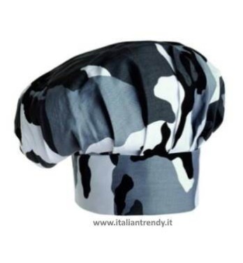 Cappello Cuoco Chef Regolabile Con Velcro 33 Colori