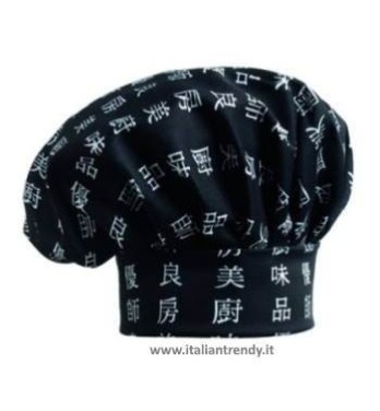 Cappello Cuoco Chef Regolabile Con Velcro 33 Colori