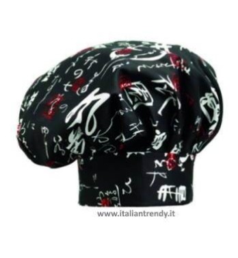 Cappello Cuoco Chef Regolabile Con Velcro 33 Colori