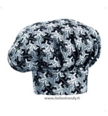 Cappello Cuoco Chef Regolabile Con Velcro 33 Colori