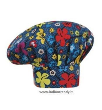 Cappello Cuoco Chef Regolabile Con Velcro 33 Colori