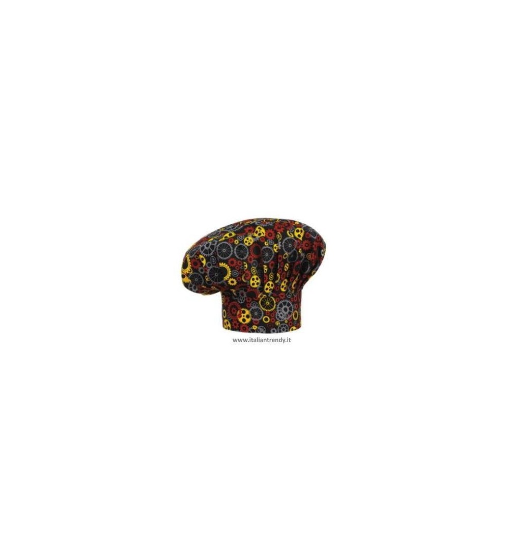 Cappello Cuoco Chef Regolabile Con Velcro 33 Colori