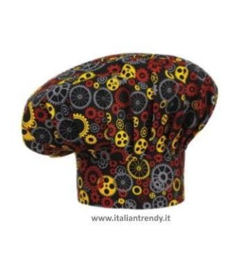 Cappello Cuoco Chef Regolabile Con Velcro 33 Colori