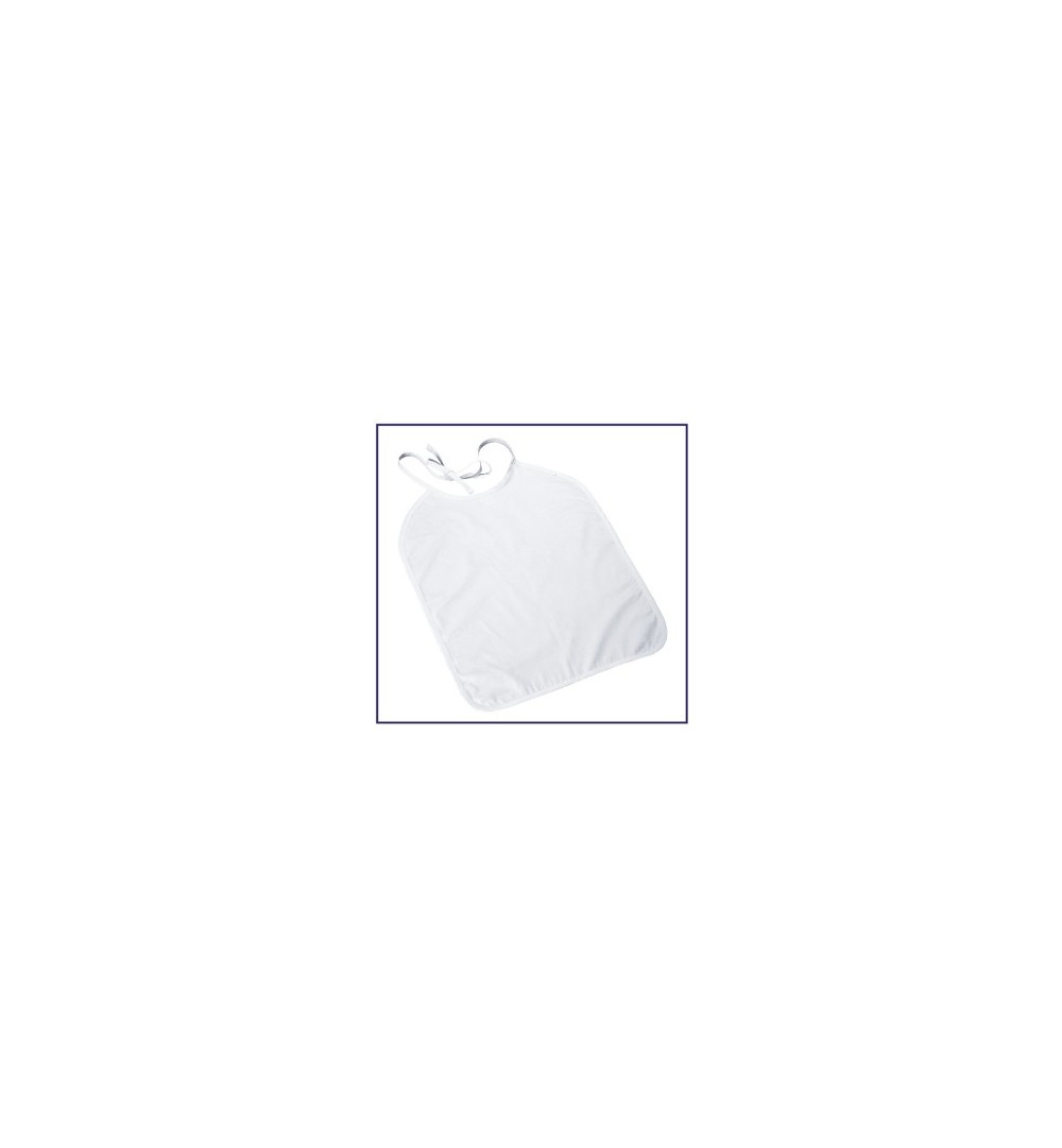 White Cotton Bib for Fish Restaurant