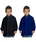 Grembiule A Blusa Blu o Nero per Bambino da 6 a 11 Anni Per Asilo Scuola Divisa Collegio