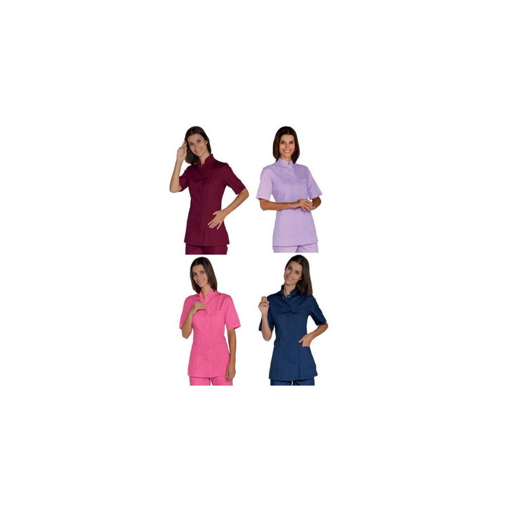 Short-sleeved women's tunic for Spa Estheticians at Wellness Centers. Buy online.