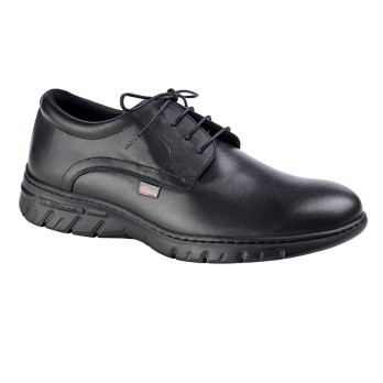 Black Men's Lace-Up Shoes by Ho. Re. Ca. Comfortable Fit.