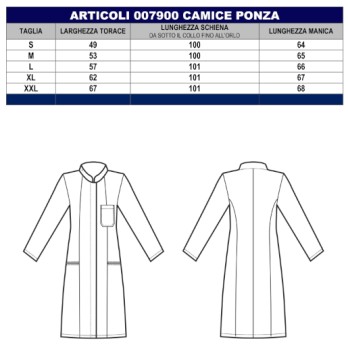 Camice Donna Bianco Coreana Per Medico Farmacista Maniche Lunghe o Corte