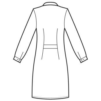 Waisted No Iron Woman's Lab Coat for Pharmacist Doctor is Online