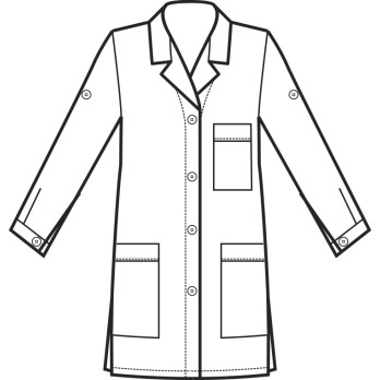 Long-Sleeve Women's Smock for Cleaning Company or Warehouses