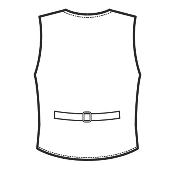 Gilet unisexe pour bars, restaurants, hôtels, hôtesses, barmans et services de restauration.