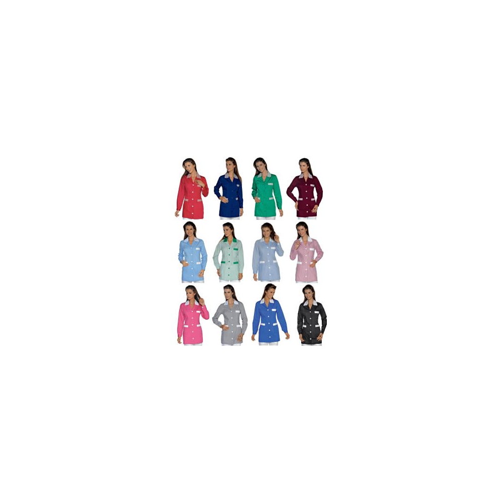 Women's Cleaning or Multi-Purpose Smock Lightweight Long Sleeve 11 Colors