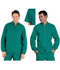 Casacca Con Zip Centrale Verde Chirurgico Veterinario Dentista Medico 3 Mod.