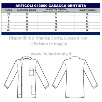 Bata de hombre tipo coreana para médicos, dentistas u odontólogos en verde con botones laterales.