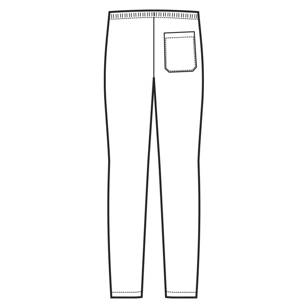 PANTALONE C ELASTICO TINTA UNITA 125 GR DOC-Isacco-044P-044701-0