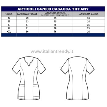 Women's Tunic for Aesthetics with Short Sleeves 125 gr. Buy Online