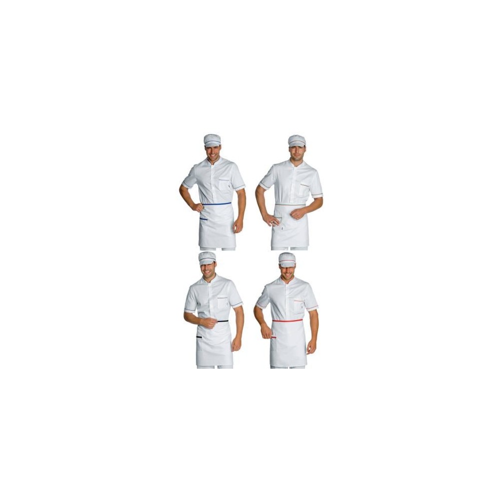 Waist Apron With Short Front Pocket 70X46 For White Chef Chef