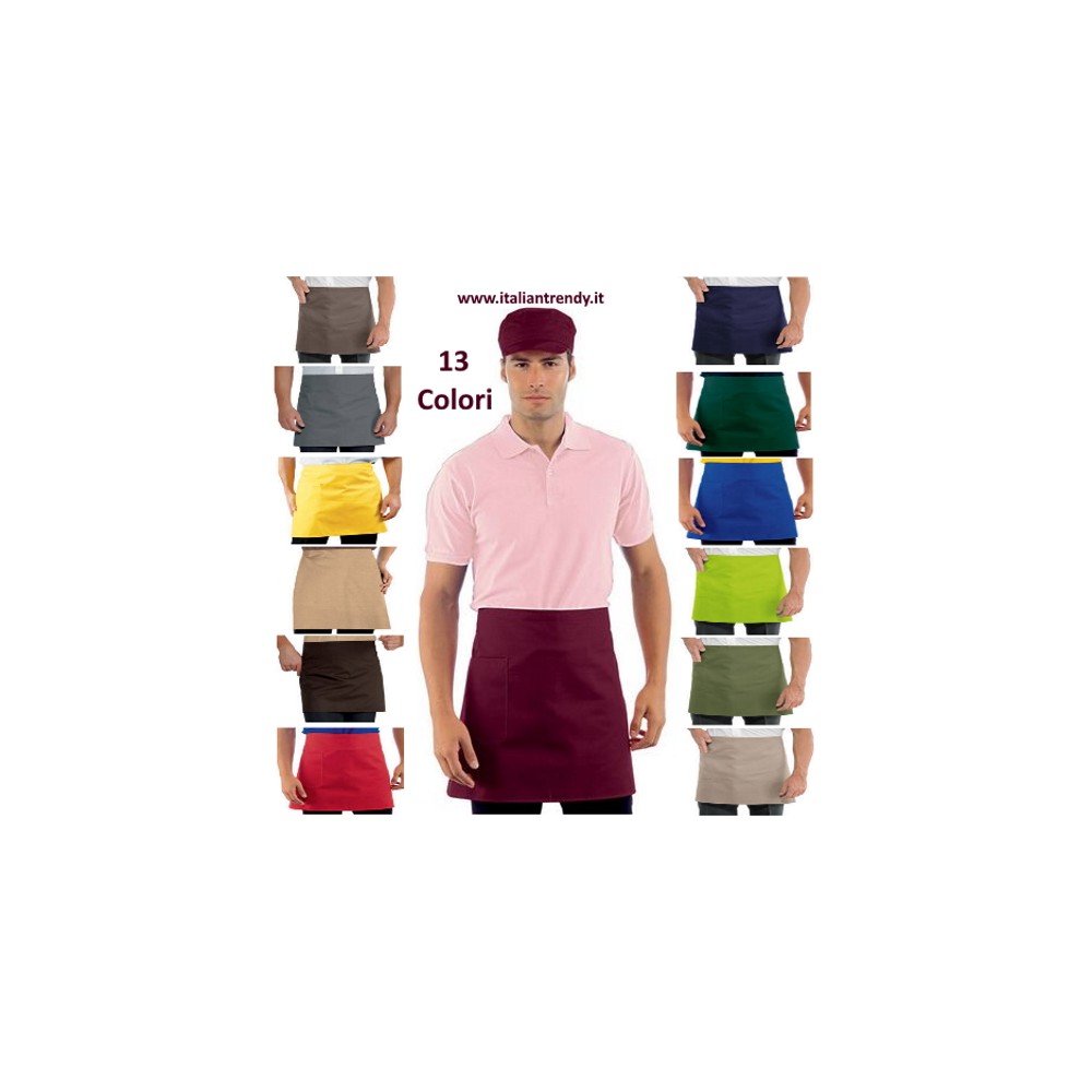 Short Apron Waist 70X46 13 Colors For Pubs Restaurants Pizzerias