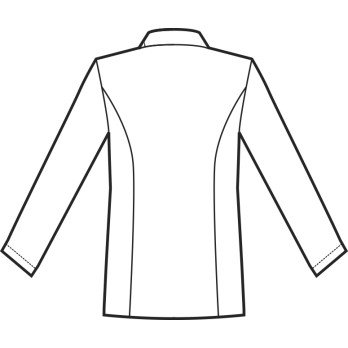 Veste coréenne blanche avec épaulettes pour hommes uniformes d'hôtels, restaurants et hôtels.