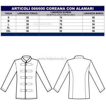 Weiße koreanische Jacke mit Knopfleiste für Männer, Uniform für Hotels und Restaurants.