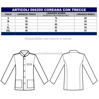 Korean-style Men's Jacket for Hotel or Domestic Staff Uniforms