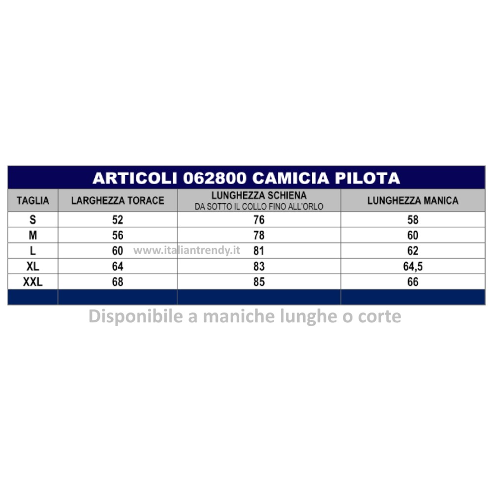 CAMICIA PILOTA BIANCO O AZZURRO M L M M-Isacco-0628P-062810-0