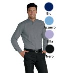 Camicia Coreana Uomo Donna Per Bar Albergo Hotel Stuart Hostess M/L in 10 Colori