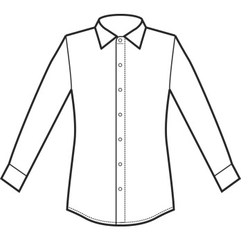 Camisa de algodón elástico para hombre, ideal para eventos formales, en color blanco o negro.