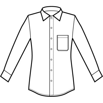 Camisa de hombre slim blanco, negro y gris, dividida para eventos de restauración, talla ML MM.